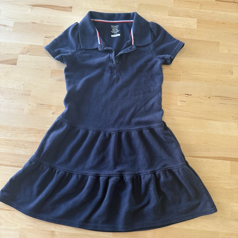 🔆‎ Bundle items 6 for $30 French Toast Navy Blue Kids Dress